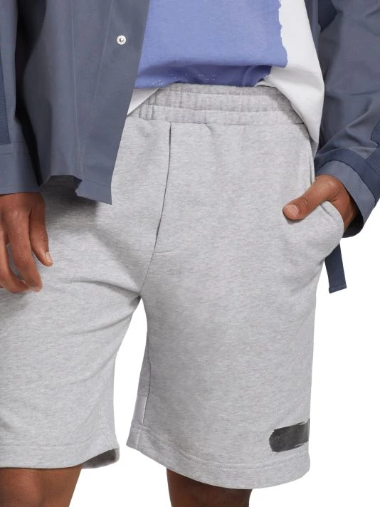 Helmut Lang Silver Stripe Sweat Shorts For Men 8 Helmut Lang Silver Stripe Sweat Shorts For Men - Image 6