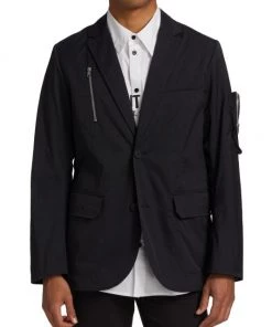 Helmut Lang Nylon Zip-Detailed Blazer For Men -Helmut Lang And Misook Sales unnamed file 302