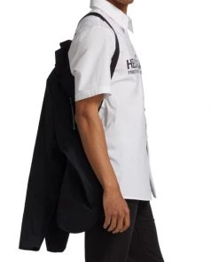 Helmut Lang Nylon Zip-Detailed Blazer For Men -Helmut Lang And Misook Sales unnamed file 305