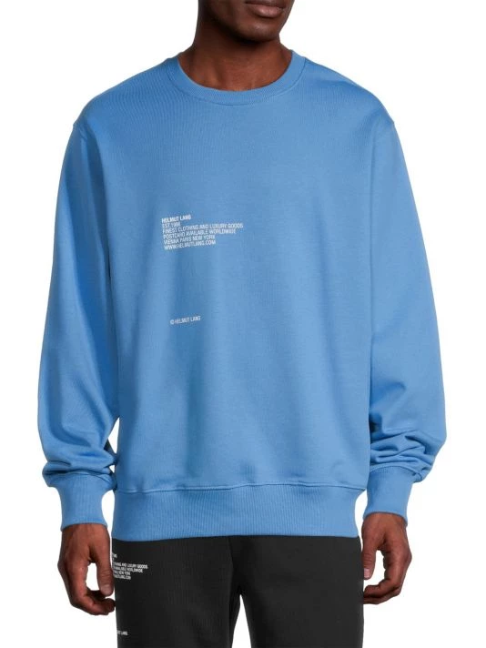 Helmut Lang Paris Crewneck Sweatshirt For Men 5 Helmut Lang Paris Crewneck Sweatshirt For Men - Image 3