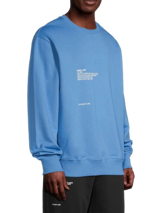 Helmut Lang Paris Crewneck Sweatshirt For Men 6 Helmut Lang Paris Crewneck Sweatshirt For Men - Image 4