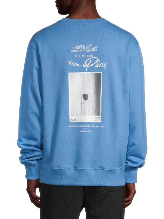 Helmut Lang Paris Crewneck Sweatshirt For Men 7 Helmut Lang Paris Crewneck Sweatshirt For Men - Image 5
