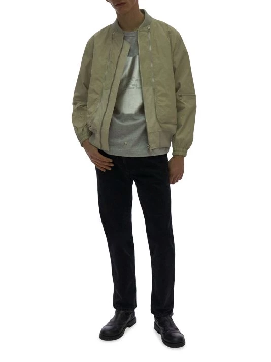 Helmut Lang Mesh Mix Bomber Jacket For Men 4 Helmut Lang Mesh Mix Bomber Jacket For Men - Image 2