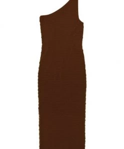 Helmut Lang One-Shoulder Midi-Dress