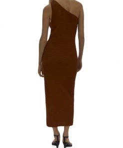 Helmut Lang One-Shoulder Midi-Dress -Helmut Lang And Misook Sales unnamed file 468