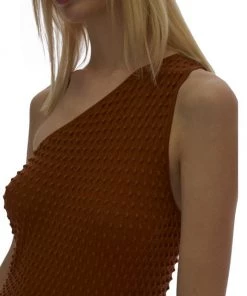 Helmut Lang One-Shoulder Midi-Dress -Helmut Lang And Misook Sales unnamed file 469