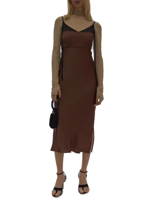 Helmut Lang Satin Slip Dress 4 Helmut Lang Satin Slip Dress - Image 2