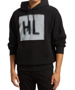 Helmut Lang Logo Cotton Hoodie Sweatshirt For Men -Helmut Lang And Misook Sales unnamed file 494