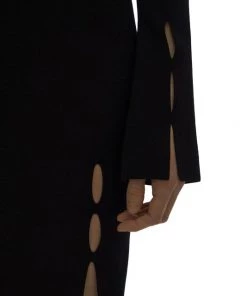 Helmut Lang Slit Cut-Out Rib-Knit Minidress -Helmut Lang And Misook Sales unnamed file 515