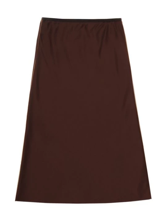 Helmut Lang Satin A-line Slip Skirt 3 Helmut Lang Satin A-line Slip Skirt