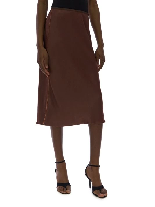 Helmut Lang Satin A-line Slip Skirt 6 Helmut Lang Satin A-line Slip Skirt - Image 4