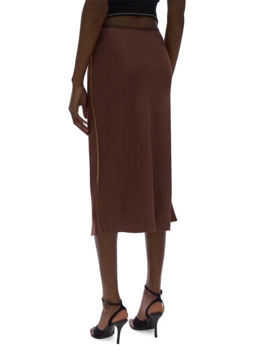 Helmut Lang Satin A-line Slip Skirt 7 Helmut Lang Satin A-line Slip Skirt - Image 5