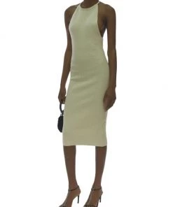 Helmut Lang Beaded Rib-Knit Midi-Dress 10 Helmut Lang Beaded Rib-Knit Midi-Dress -Helmut Lang And Misook Sales unnamed file 555