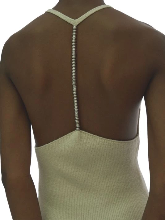 Helmut Lang Beaded Rib-Knit Midi-Dress 7 Helmut Lang Beaded Rib-Knit Midi-Dress - Image 5