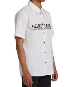 Helmut Lang Logo Button-Front Shirt For Men -Helmut Lang And Misook Sales unnamed file 562