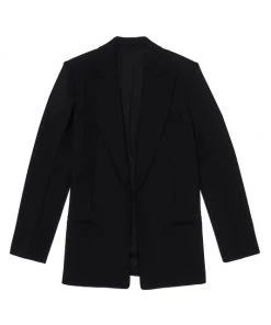 Helmut Lang Peak Lapel Blazer Black -Helmut Lang And Misook Sales unnamed file 586