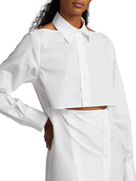 Helmut Lang Slit Cut-Out Shirtdress 9 Helmut Lang Slit Cut-Out Shirtdress - Image 7