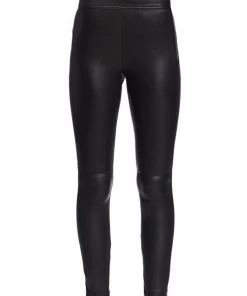 Helmut Lang Zip Leather Leggings