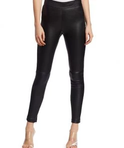 Helmut Lang Zip Leather Leggings -Helmut Lang And Misook Sales unnamed file 744
