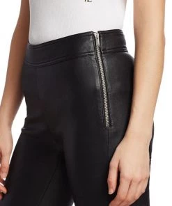 Helmut Lang Zip Leather Leggings -Helmut Lang And Misook Sales unnamed file 747