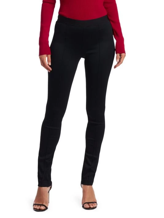 Helmut Lang Double Needle Rib-Knit Leggings 5 Helmut Lang Double Needle Rib-Knit Leggings - Image 3