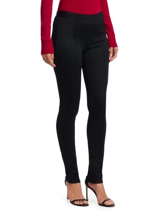 Helmut Lang Double Needle Rib-Knit Leggings 6 Helmut Lang Double Needle Rib-Knit Leggings - Image 4