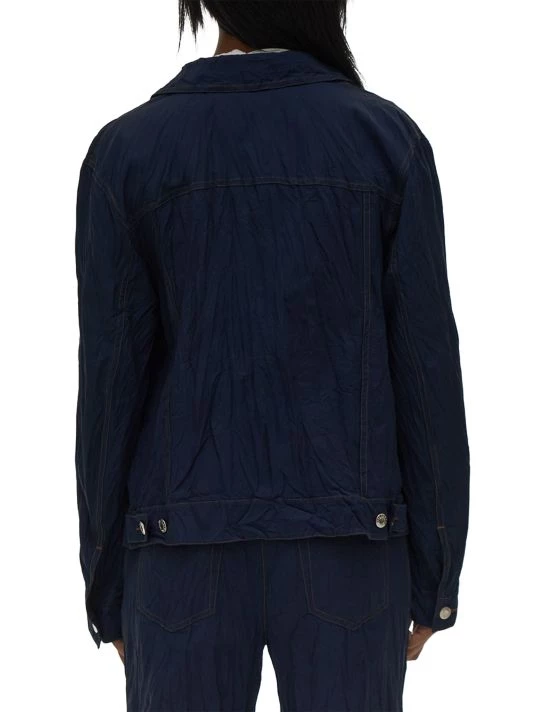 Helmut Lang Crinkled Twill Trucker Jacket 6 Helmut Lang Crinkled Twill Trucker Jacket - Image 4