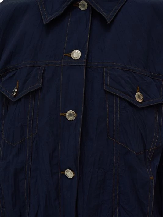 Helmut Lang Crinkled Twill Trucker Jacket 7 Helmut Lang Crinkled Twill Trucker Jacket - Image 5