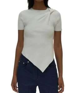 Helmut Lang Twist Asymmetric T-Shirt -Helmut Lang And Misook Sales unnamed file 849
