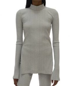 Helmut Lang Rib-Knit Turtleneck Sweater -Helmut Lang And Misook Sales unnamed file 922